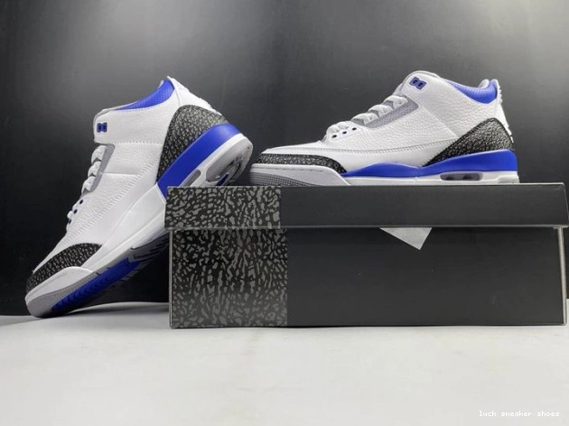 Rep LUCY Blue 3 Air Racer Jordan CT8532-145 0630